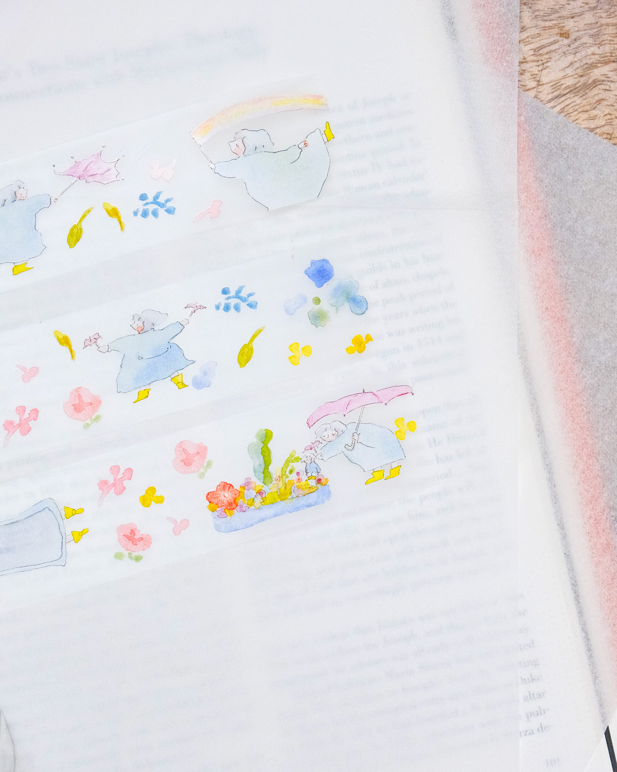 (NEW) Dodolulu - Pitter-patter | PET Tape Stickers