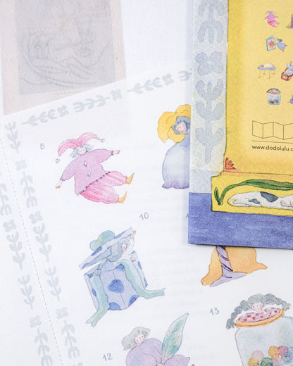 (NEW) Dodolulu - Tales of Adventures | Sticker Sheet Set (Set of 4)