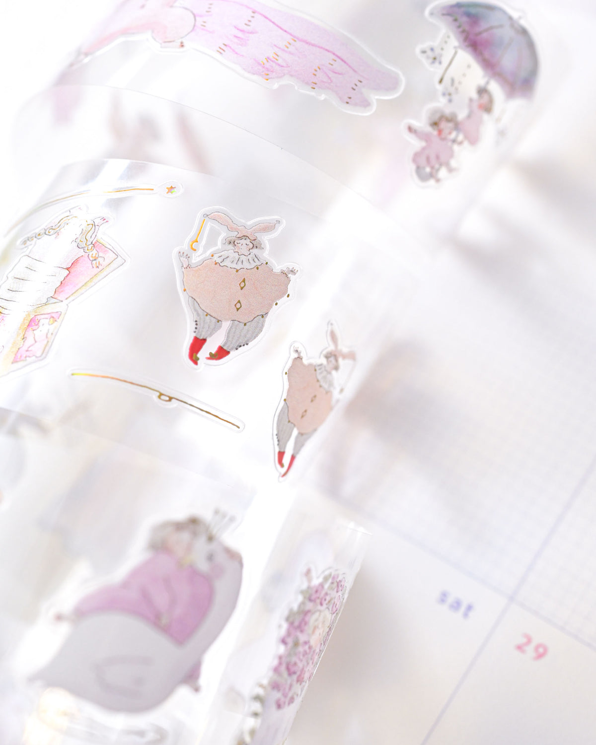 (NEW) Dodolulu - Doremi. As if by Magic | Pre-Cut Foil PET Tape Stickers