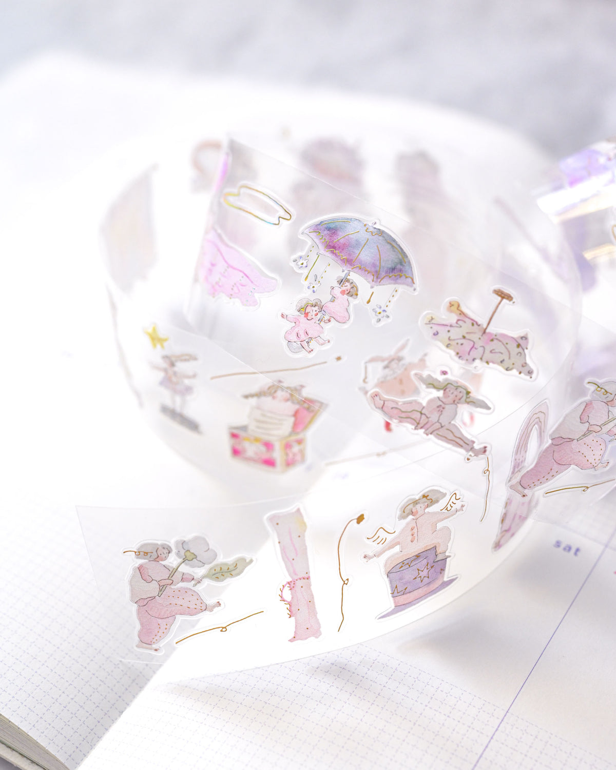 (NEW) Dodolulu - Doremi. As if by Magic | Pre-Cut Foil PET Tape Stickers