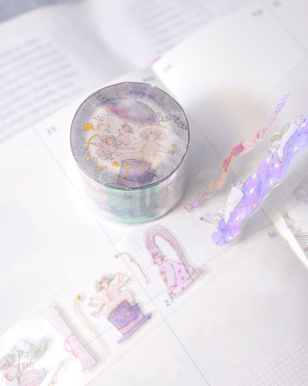 (NEW) Dodolulu - Doremi. As if by Magic | Pre-Cut Foil PET Tape Stickers