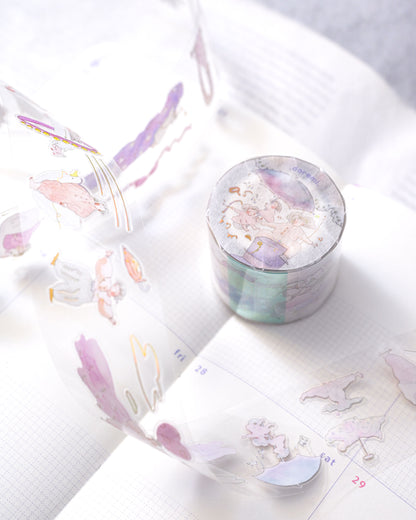 (NEW) Dodolulu - Doremi. As if by Magic | Pre-Cut Foil PET Tape Stickers