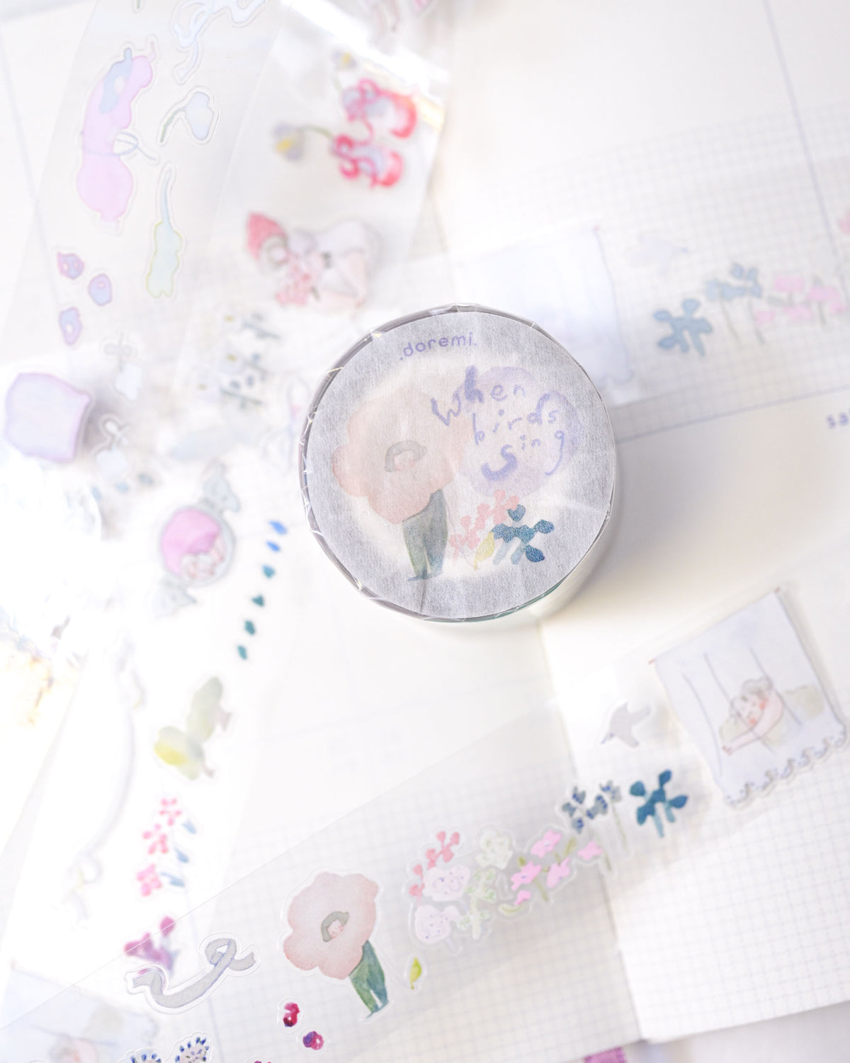 (NEW) Dodolulu - Doremi. When Birds Sing  | Pre-Cut PET Tape Stickers