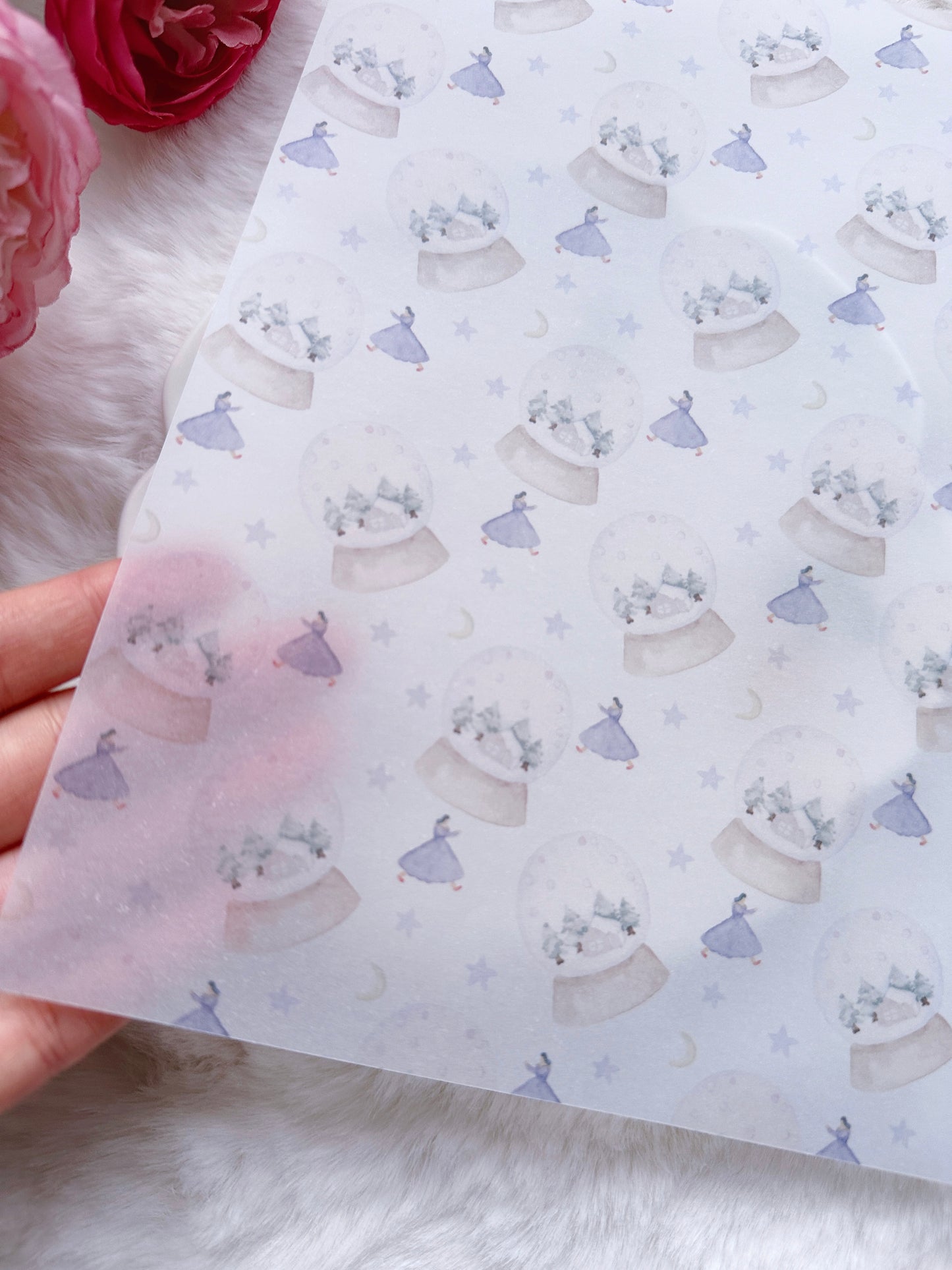 (NEW) Kin.Iro.Hitode Snowy Waltz | A4 Vellum Paper