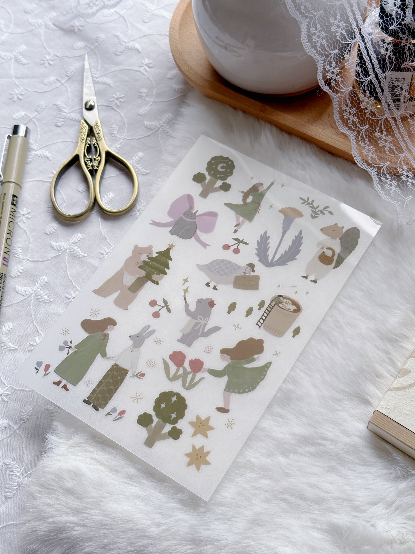 Ivy Snow - Dancing In The Forest | Transfer Sticker