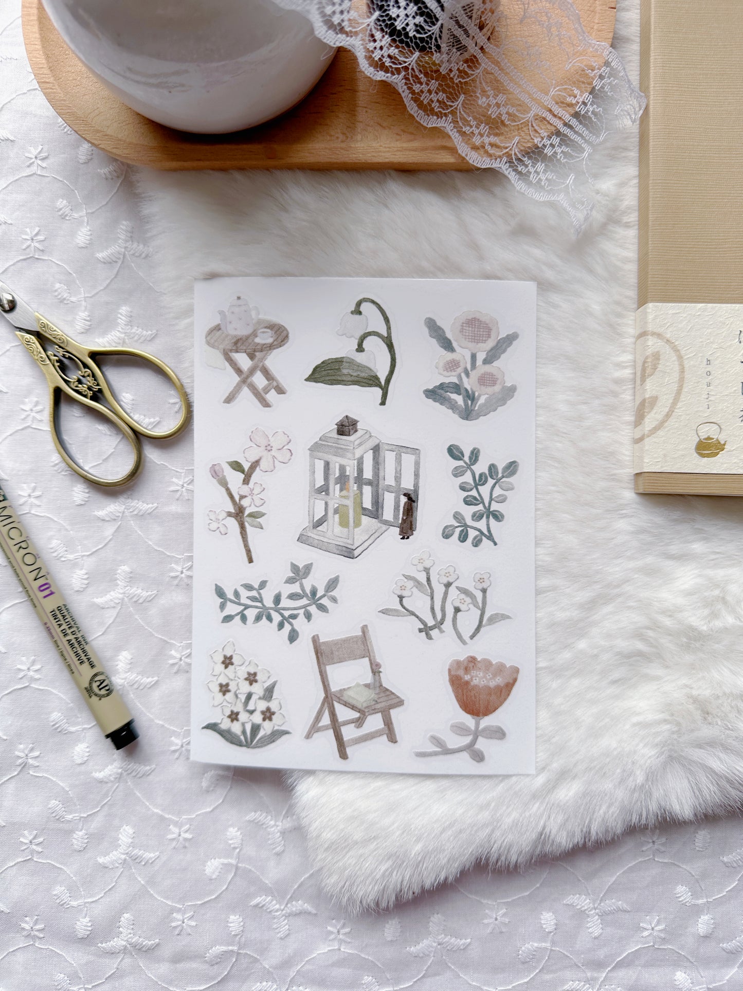 Ivy Snow - The Afternoon's Garden | Transfer Stickers (set of 2)