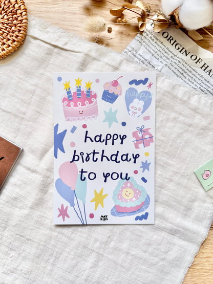 (NEW) Maykids Birthday Party | Postcard