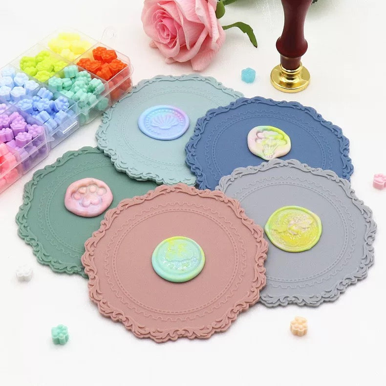 Macaron Wax Seal Beads (with box) - 10 colors