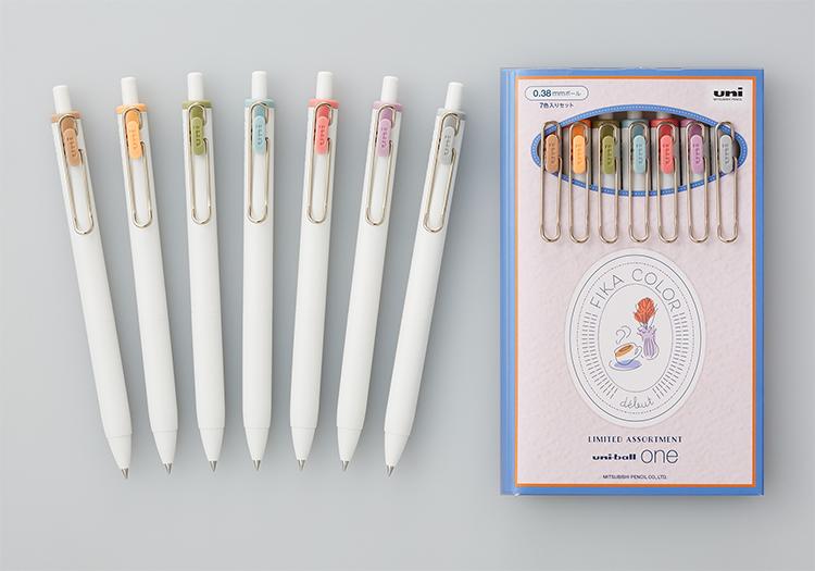 Uni-Ball One Gel Pen FIKA Color - 0.5mm - 7 Colors