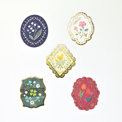 (NEW) NB Co. Ltd - Flower Stamps | Sticker Flakes