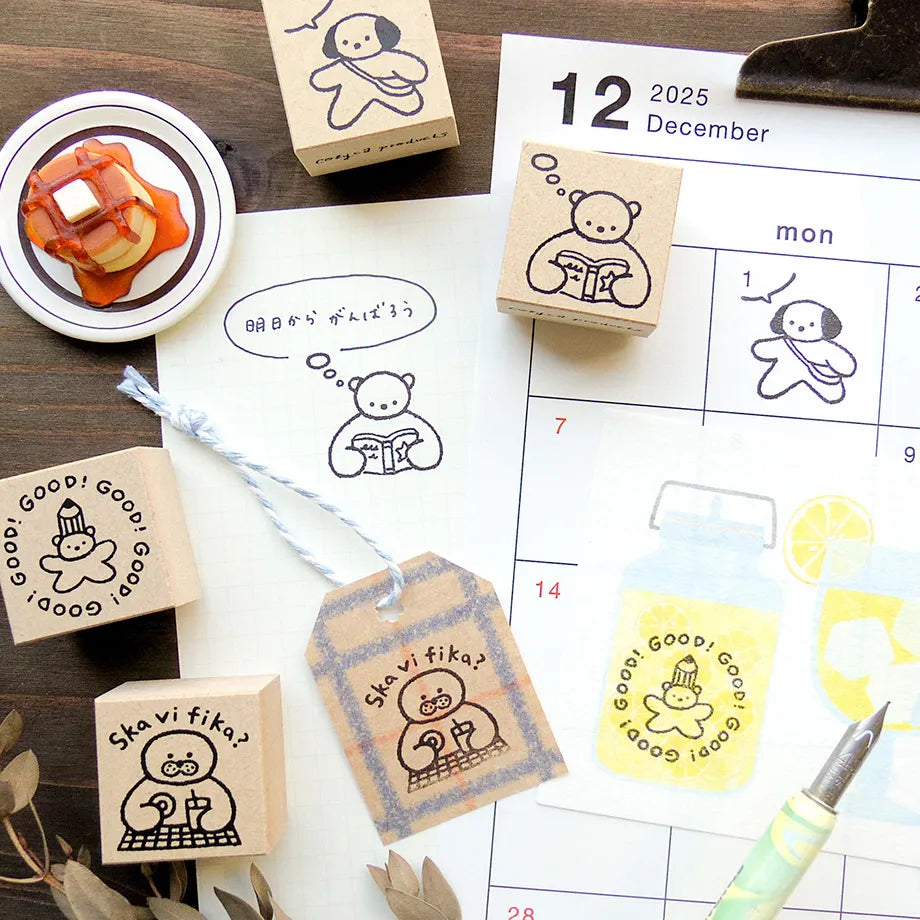 (NEW) Cozyca - Mariko Fukuoka Hmm Hmm | Rubber Stamp
