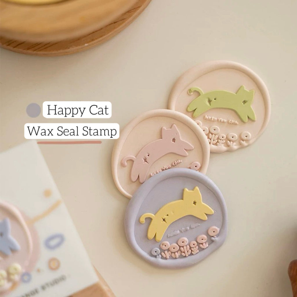 Happy Cat | Wax Seal Stamp