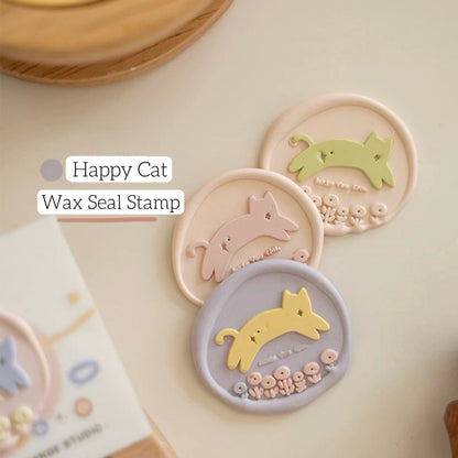 Happy Cat | Wax Seal Stamp