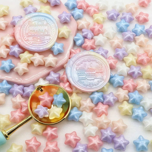 Pastel Wax Seal Beads (1 pack) - Mixed colors