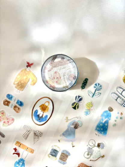 (NEW) Pion - Fabric | 3.5cm Kiss Cut PET Tape