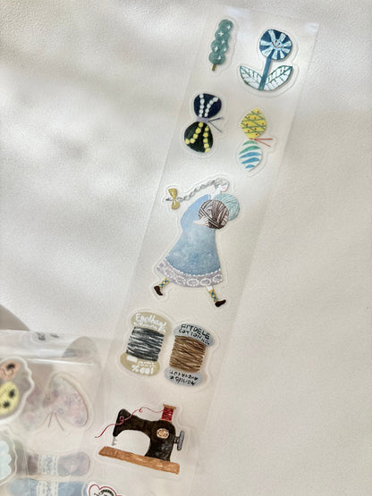 (NEW) Pion - Fabric | 3.5cm Kiss Cut PET Tape