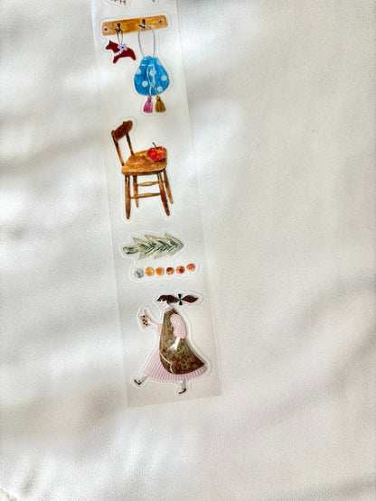 (NEW) Pion - Fabric | 3.5cm Kiss Cut PET Tape