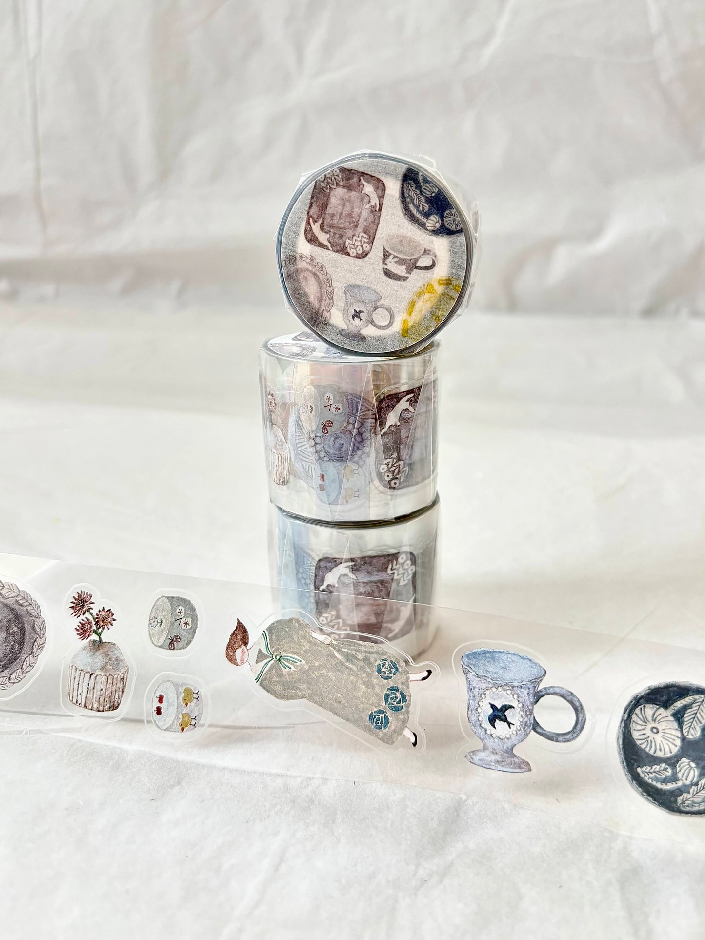 (NEW) Pion - Pottery | 3.5cm Kiss Cut PET Tape