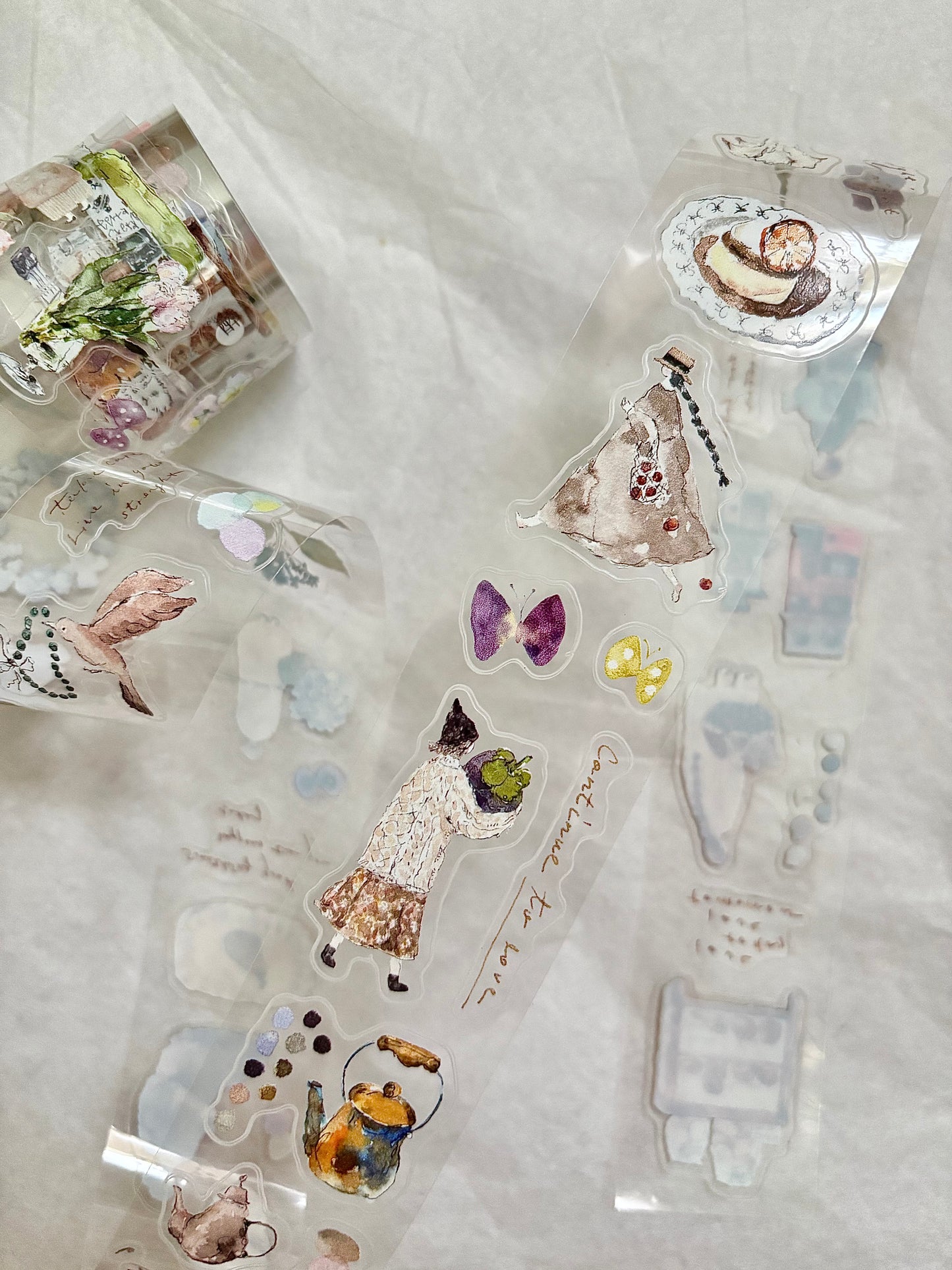 (NEW) Pion - Mini Girl | 3.5cm Kiss Cut PET Tape