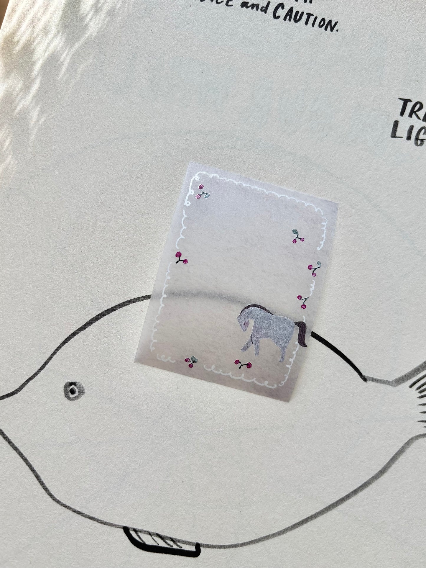 (NEW) Pion - Of The Forest | 4.5cm Vellum Tape Sticker