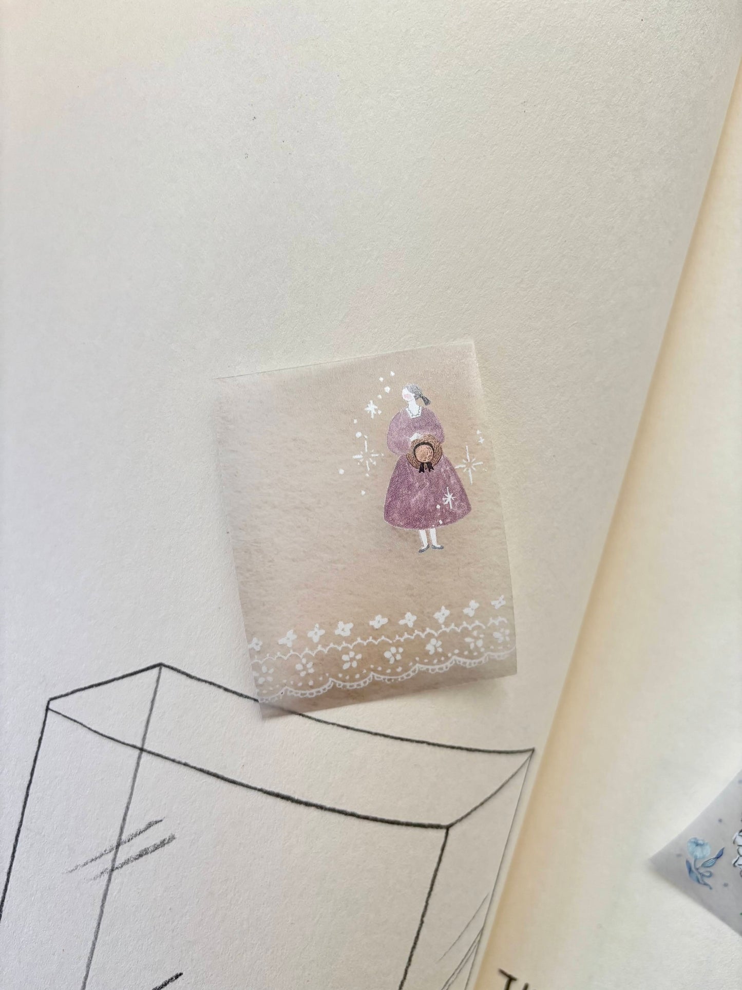 (NEW) Pion - Of The Forest | 4.5cm Vellum Tape Sticker