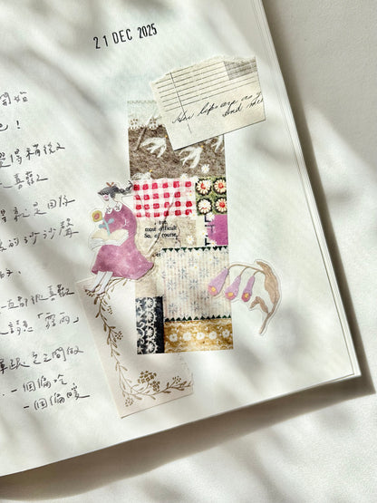 (NEW) Pion - Blooming | 3.5cm Kiss Cut PET Tape