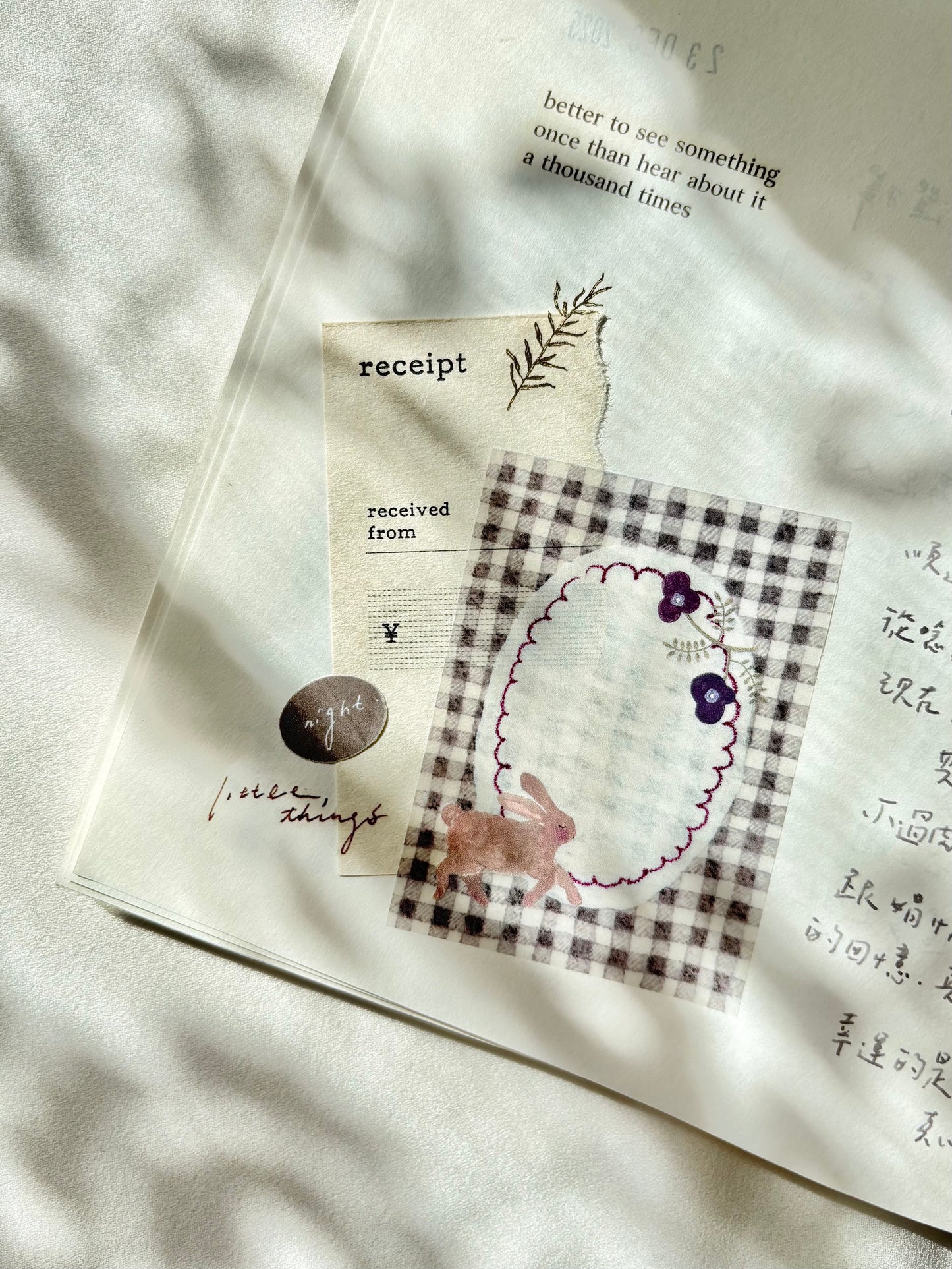 (NEW) Pion - Of The Forest | 4.5cm Vellum Tape Sticker