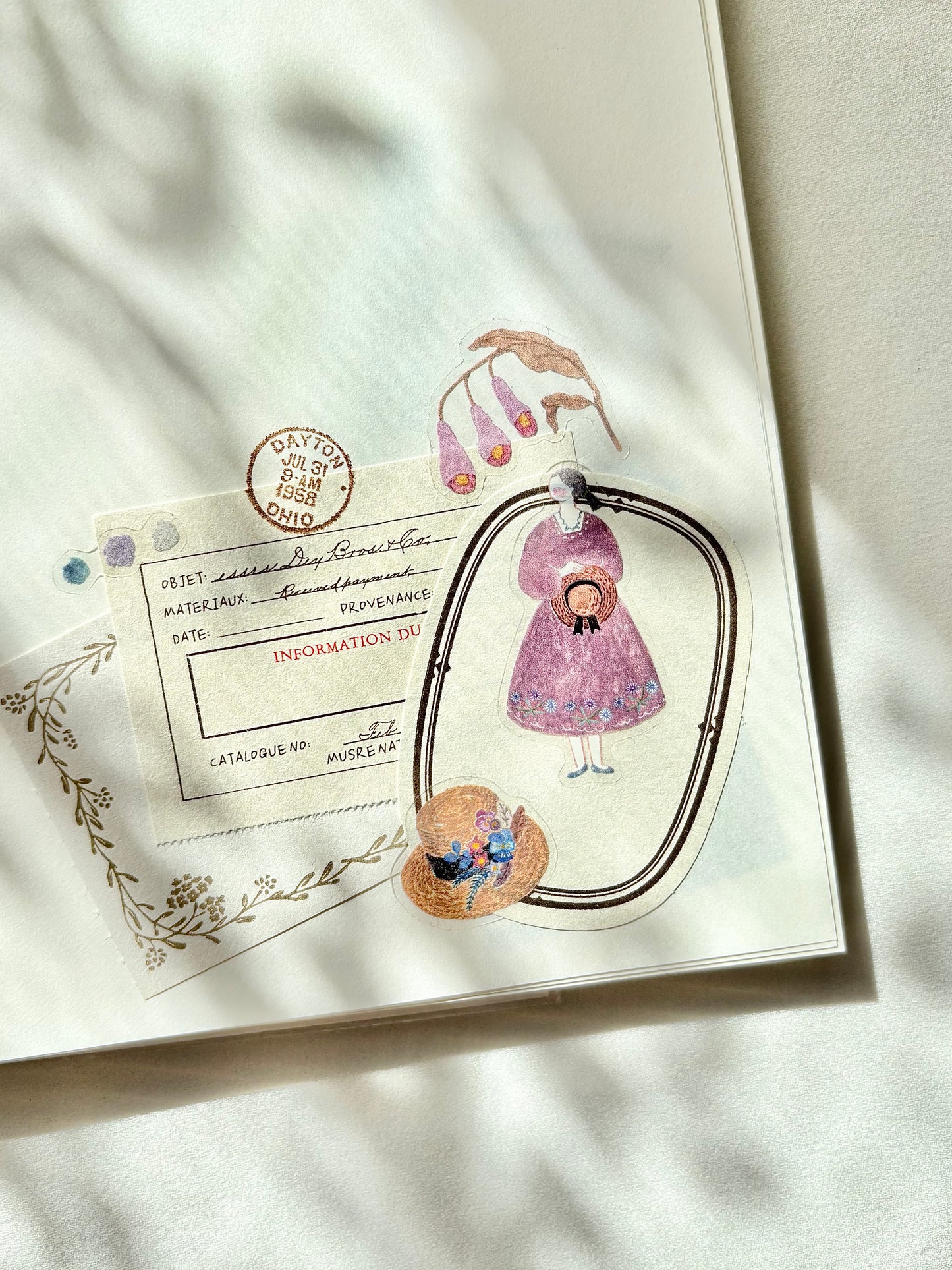 (NEW) Pion - Blooming | 3.5cm Kiss Cut PET Tape
