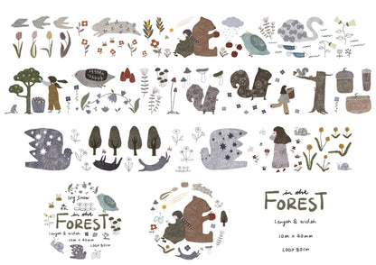 Ivy Snow - In The Forest | PET Tape Stickers
