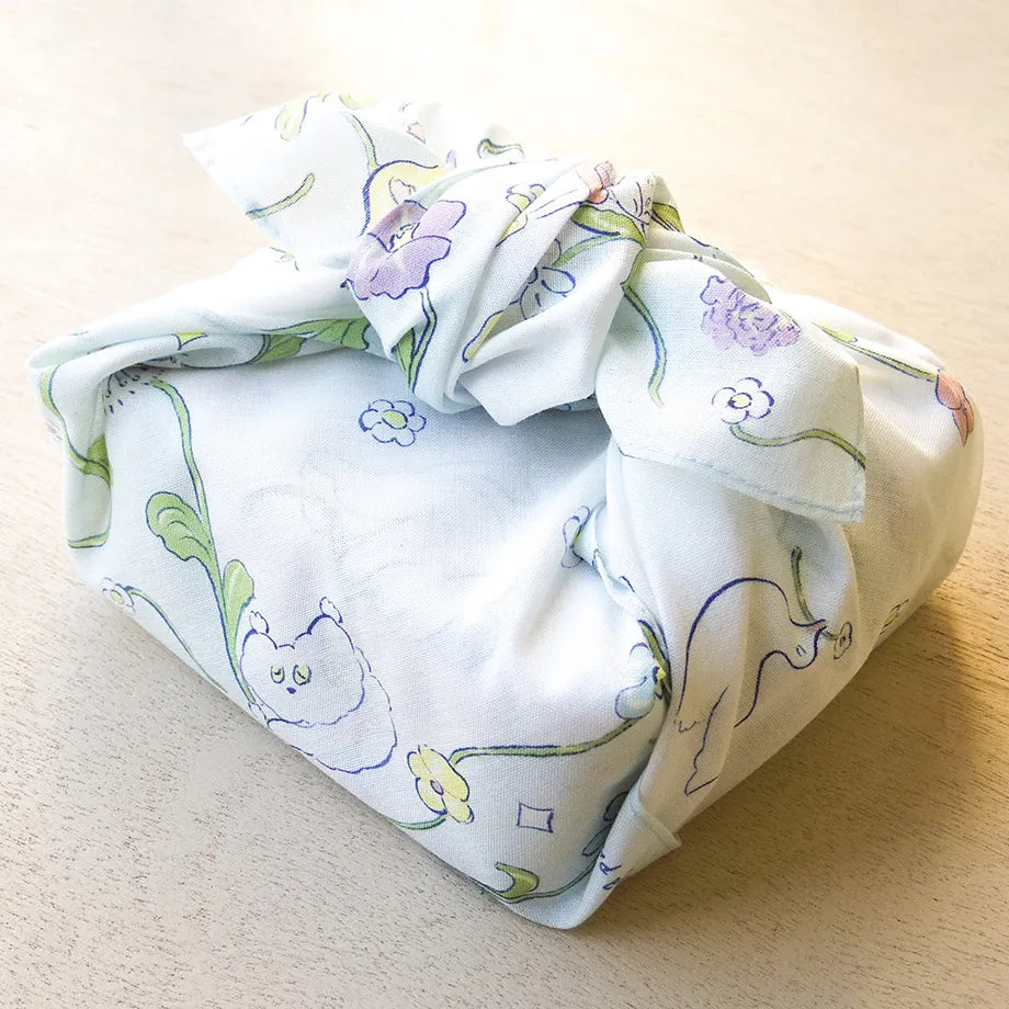(NEW) Cozyca - Kitazawa Heisuke Spring Breeze Everyone | 100% Cotton Handkerchief (Copy)
