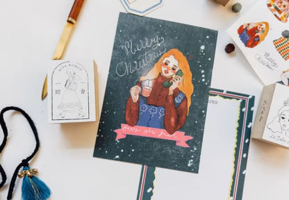 (NEW) LDV A Warm Hello | Christmas Postcard