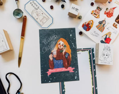 (NEW) LDV A Warm Hello | Christmas Postcard