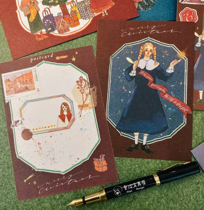 (NEW) LDV Christmas Magic Academy | Christmas Postcard
