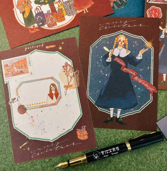 (NEW) LDV Christmas Magic Academy | Christmas Postcard