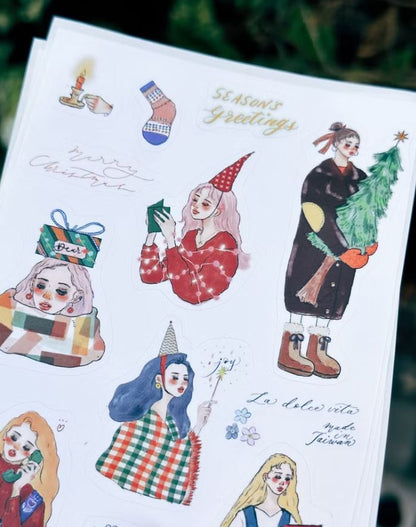 (NEW) LDV I Want To Give You A Star And A Forest | Christmas Sticker Sheet