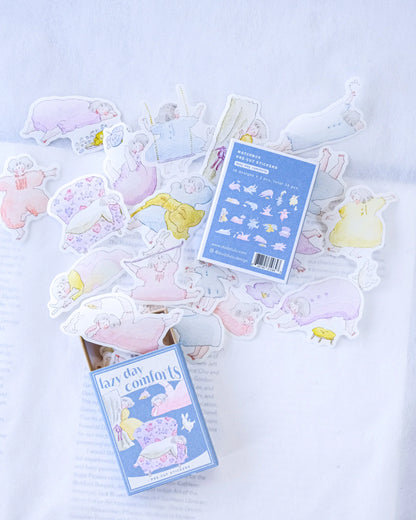 (NEW) Dodolulu - Lazy Day Comforts | Matchbox Flake Stickers
