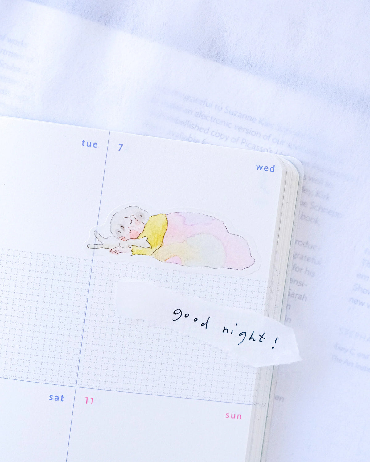 (NEW) Dodolulu - Lazy Day Comforts | Matchbox Flake Stickers