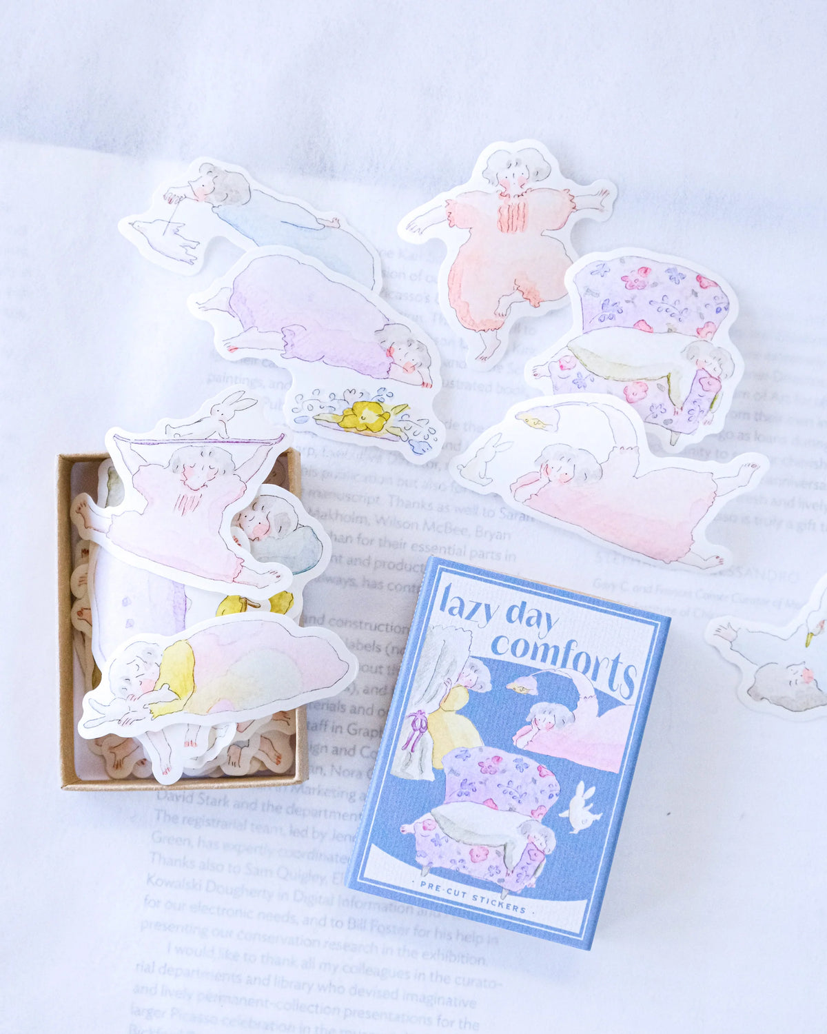 (NEW) Dodolulu - Lazy Day Comforts | Matchbox Flake Stickers