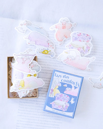 (NEW) Dodolulu - Lazy Day Comforts | Matchbox Flake Stickers