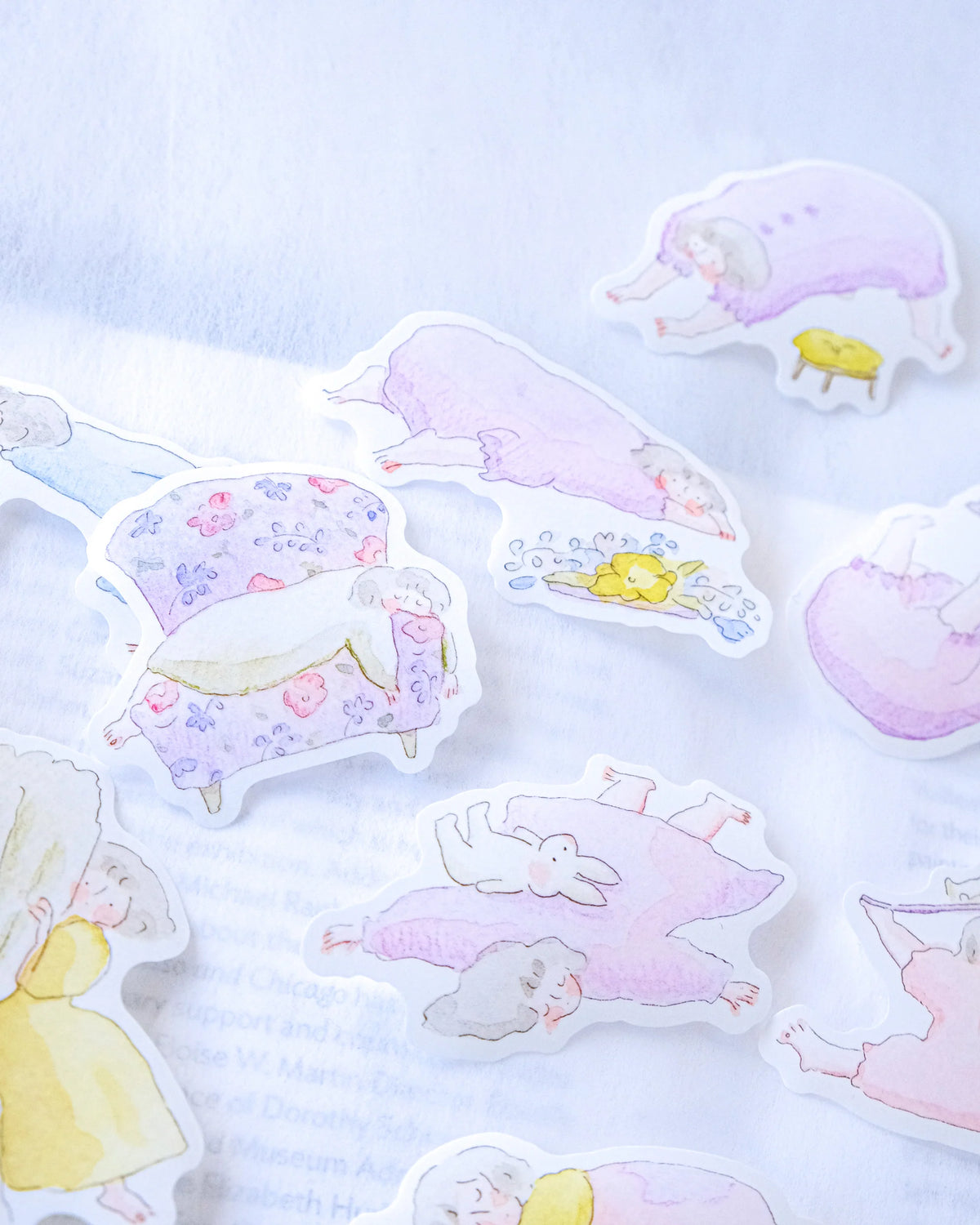 (NEW) Dodolulu - Lazy Day Comforts | Matchbox Flake Stickers