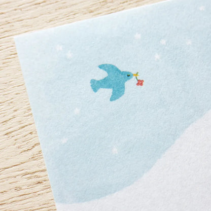 (NEW) Mariko Fukuoka Let's carry | Letter Set (12 sheets & 4 envelopes)