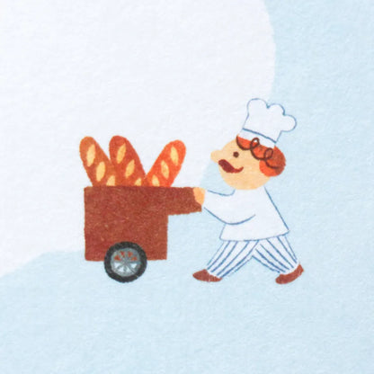 (NEW) Mariko Fukuoka Let's carry | Letter Set (12 sheets & 4 envelopes)