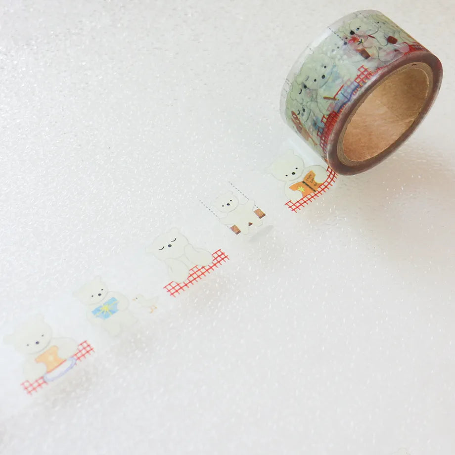 (NEW) Mariko Fukuoka One Day | Transparent Washi Tape (8m)