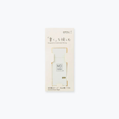 (NEW) Midori MD Correction Tape - 6mm - Cream