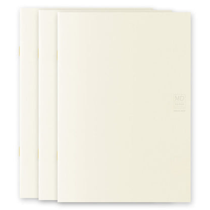 (NEW) Midori MD Notebook Light A5 - Blank - Pack of 3