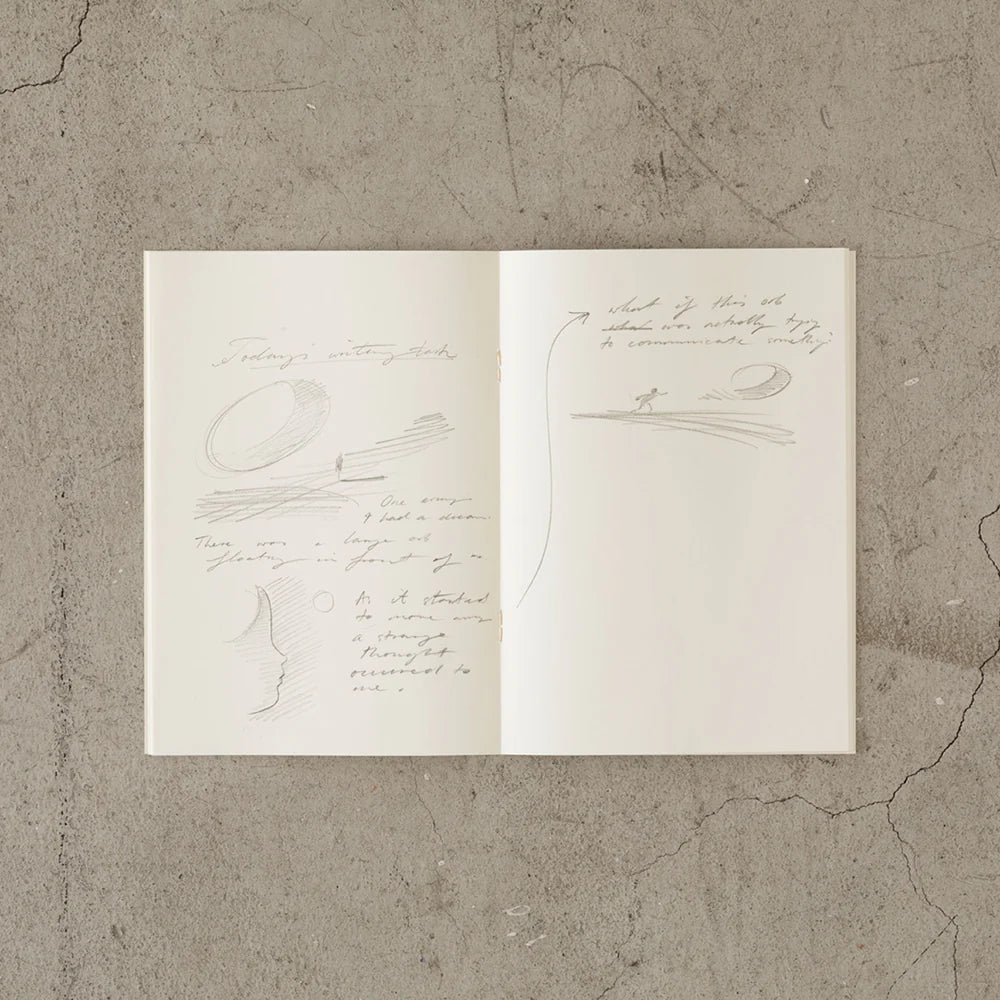 (NEW) Midori MD Notebook Light A6 - Blank - Pack of 3