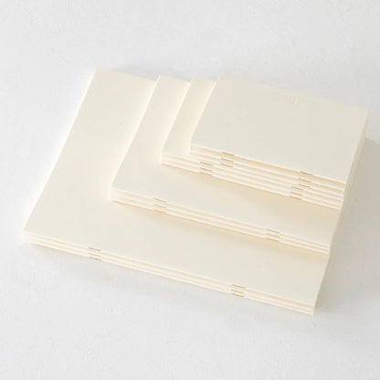 (NEW) Midori MD Notebook Light A6 - Grid - Pack of 3