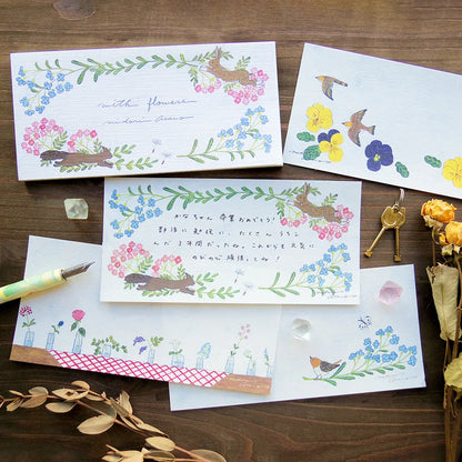 (NEW) Cozyca - Midori Asano With Flowers | Memopad