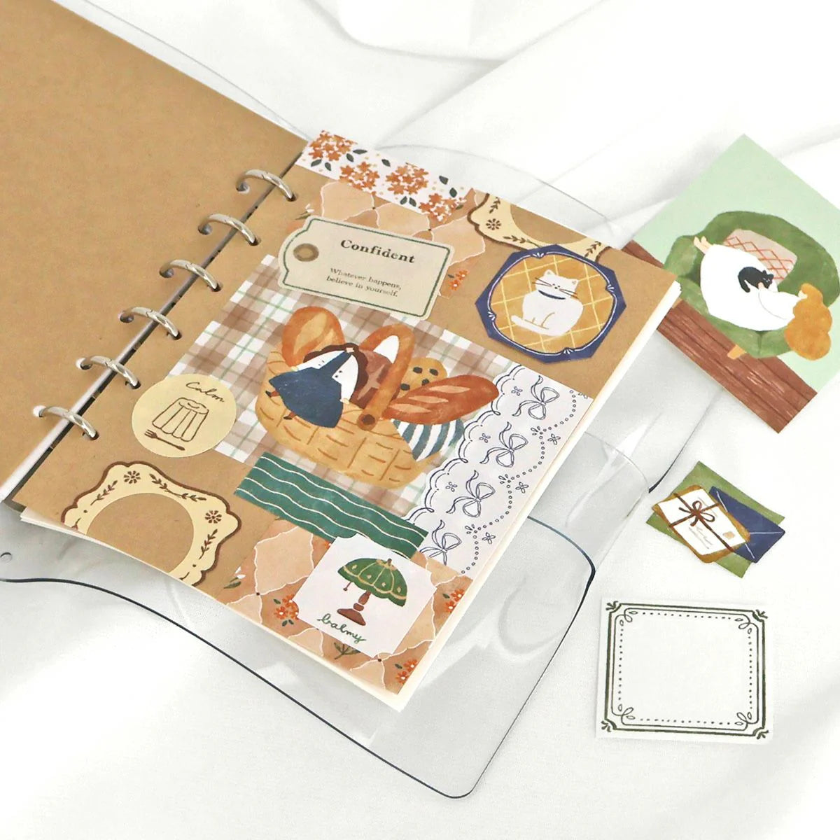 (NEW) Mindwave - YORI-DORI Bread Basket | Sticker Flakes