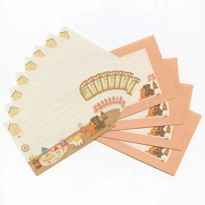(NEW) NB Co. Ltd - Mattari Animal - Cat | Letter Set